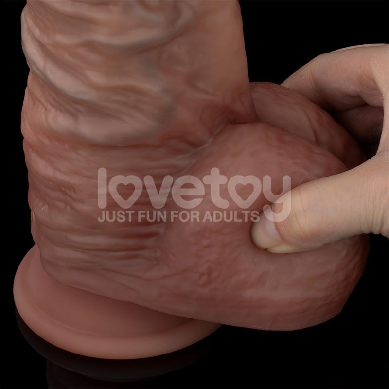 LOVETOY - DILDO DUAL LAYERED XXL 10.5 BLACK