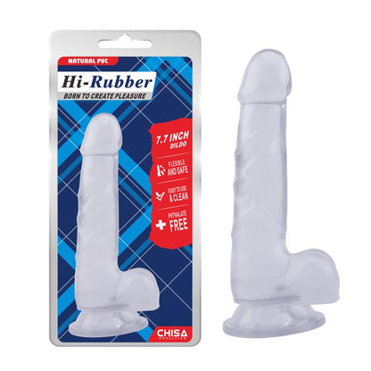 CHISA - DILDO HI-RUBBER 7.7 CLEAR