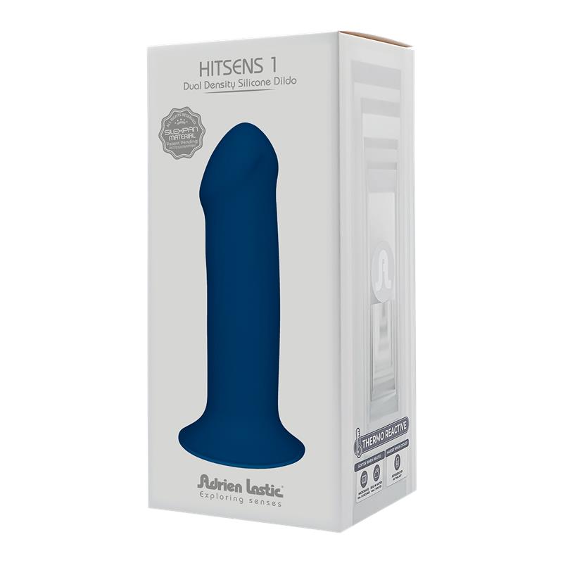 ADRIEN LASTIC - DILDO HITSENS 1 DUAL DENSITY BLUE