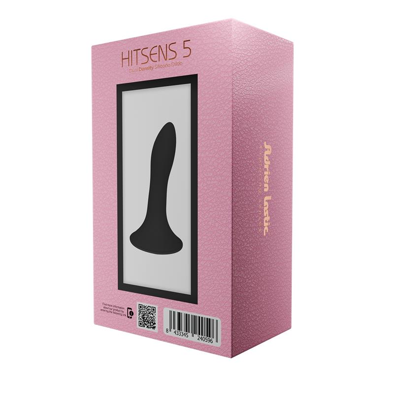 ADRIEN LASTIC - DILDO HITSENS 5 DUAL DENSITY BLACK