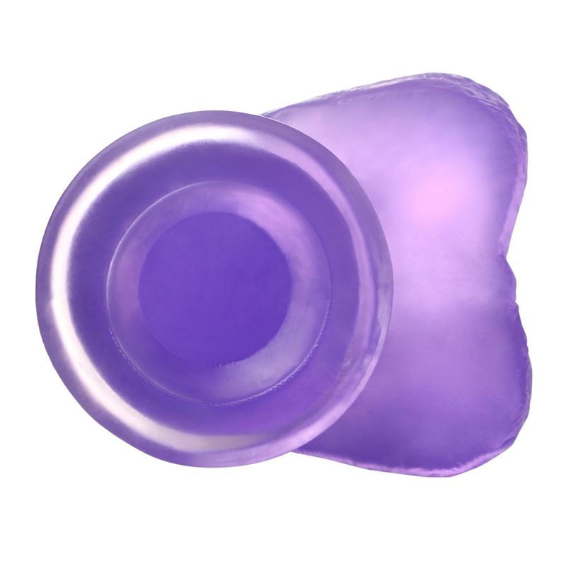 LOVETOY - DILDO JELLY STUDS 6 PURPLE