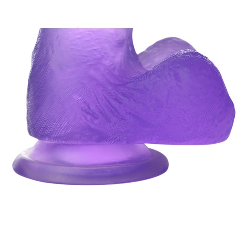 LOVETOY - DILDO JELLY STUDS 6 PURPLE