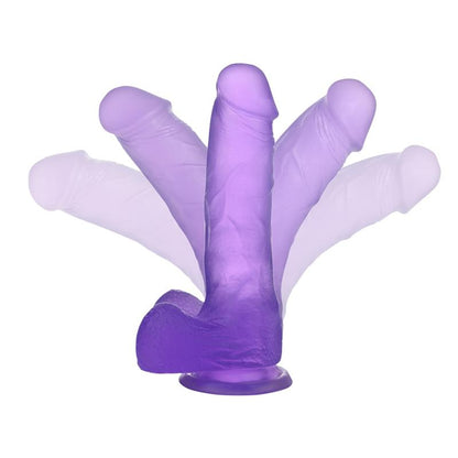 LOVETOY - DILDO JELLY STUDS 7 PURPLE