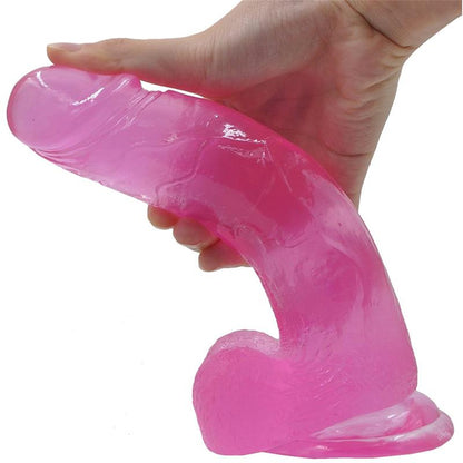 LOVETOY - DILDO JELLY STUDS 8 PINK