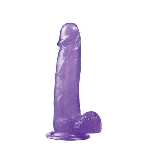 LOVETOY - DILDO JELLY STUDS 8 PURPLE
