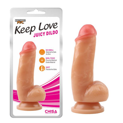CHISA - DILDO JUICY 18.5 X 5 CM FLESH