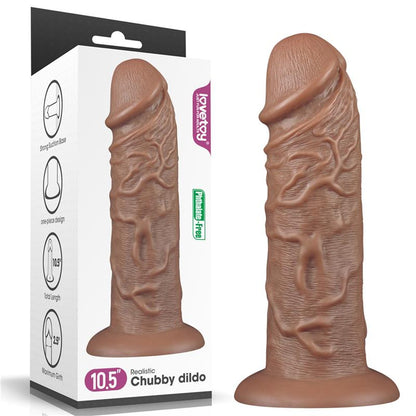 LOVETOY - DILDO KING 10.5 BROWN