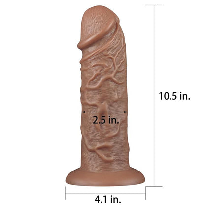 LOVETOY - DILDO KING 10.5 BROWN