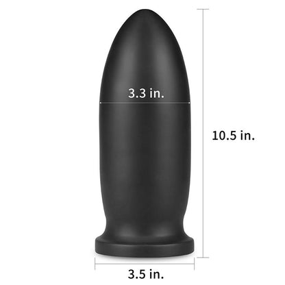 LOVETOY - DILDO KING SIZED ANAL BOMBER 9 BLACK