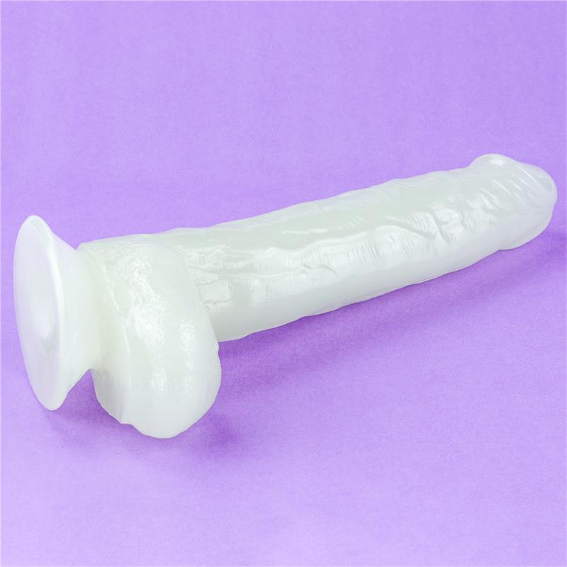 LOVETOY - DILDO LUMINO 10 BLUE LIGHT
