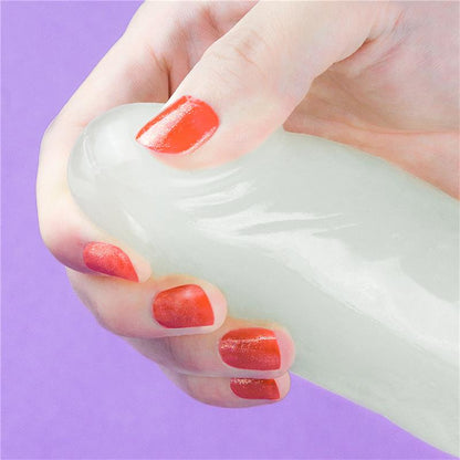 LOVETOY - DILDO LUMINO 10 BLUE LIGHT