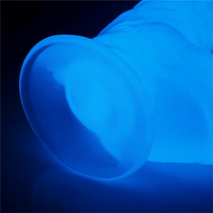 LOVETOY - DILDO LUMINO 10 BLUE LIGHT