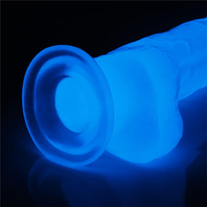 LOVETOY - DILDO LUMINO 7.5 BLUE LIGHT