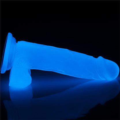 LOVETOY - DILDO LUMINO 7.5 BLUE LIGHT