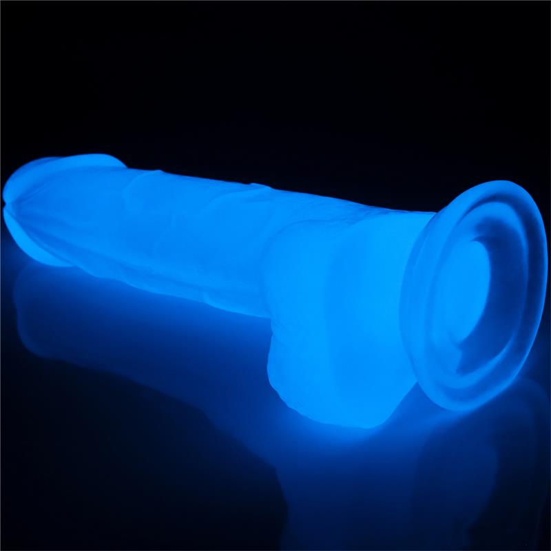 LOVETOY - DILDO LUMINO 7.5 BLUE LIGHT