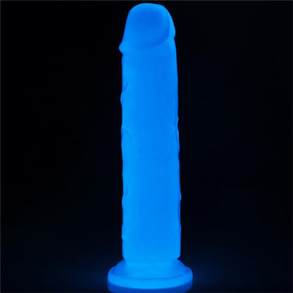 LOVETOY - DILDO LUMINO 8 BLUE LIGHT