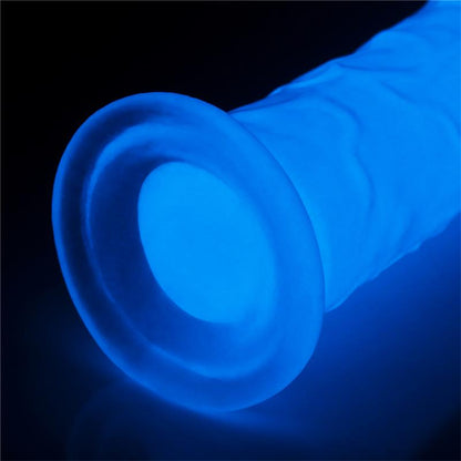 LOVETOY - DILDO LUMINO 8 BLUE LIGHT