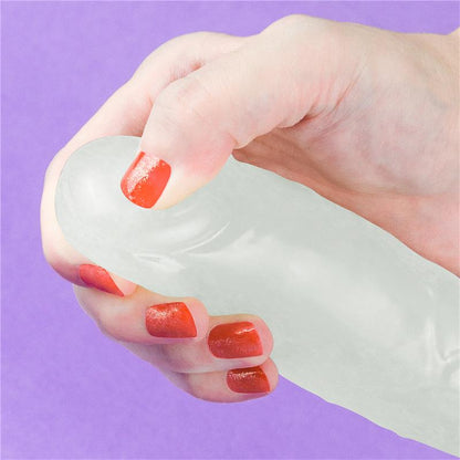 LOVETOY - DILDO LUMINO 8 BLUE LIGHT