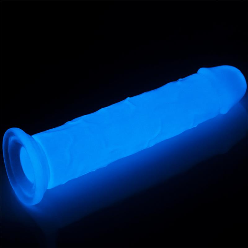 LOVETOY - DILDO LUMINO 8 BLUE LIGHT