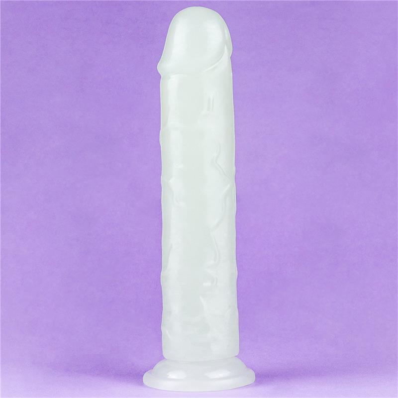 LOVETOY - DILDO LUMINO 8 BLUE LIGHT
