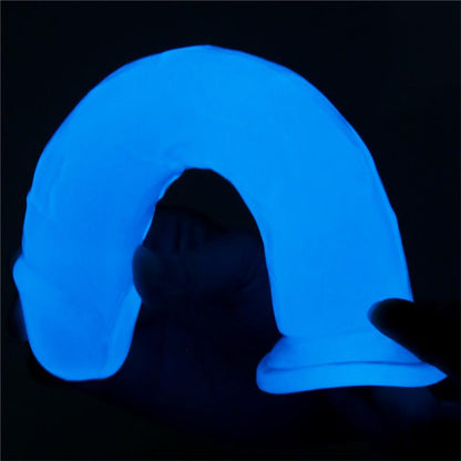 LOVETOY - DILDO LUMINO 8 BLUE LIGHT