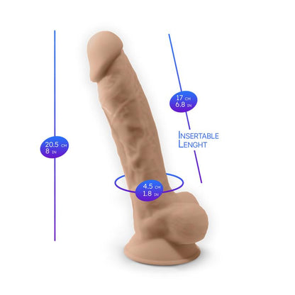 SILEXD - DILDO MOD. 1 - 8 ZD03 10 VIBRATING FUNCTIONS AND REMOTE CONTROL