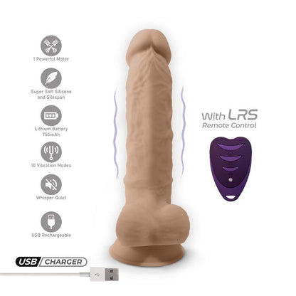 SILEXD - DILDO MOD. 8 - 5 10 FUNCTIONS REMOTE CONTROL
