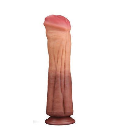 LOVETOY - DILDO NATURE 12 DUAL LAYER