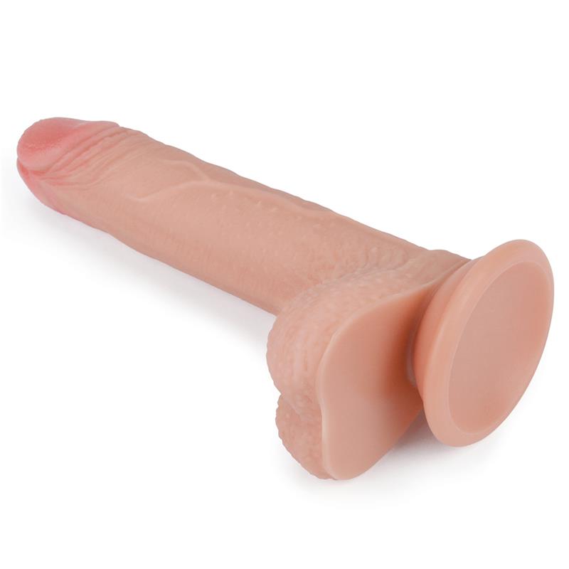 LOVETOY - DILDO NATURE 7 LIQUID SILICONE FLESH