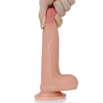 LOVETOY - DILDO NATURE 7 LIQUID SILICONE FLESH