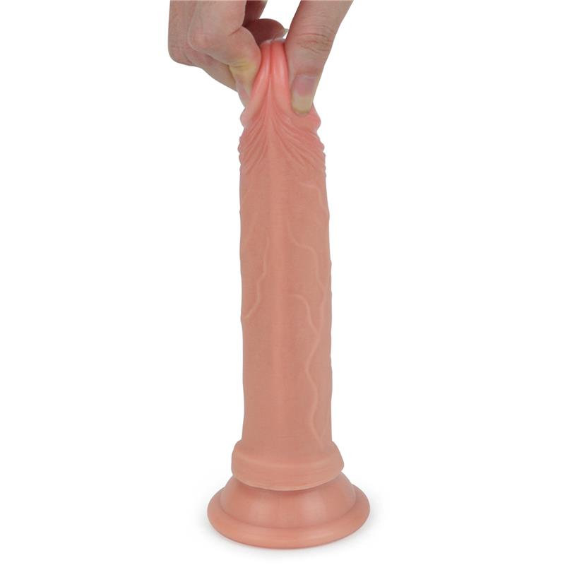 LOVETOY - DILDO NATURE 7 LIQUID SILICONE FLESH