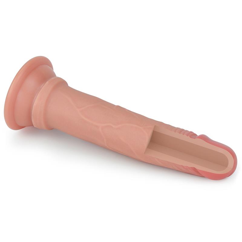 LOVETOY - DILDO NATURE 7 LIQUID SILICONE FLESH