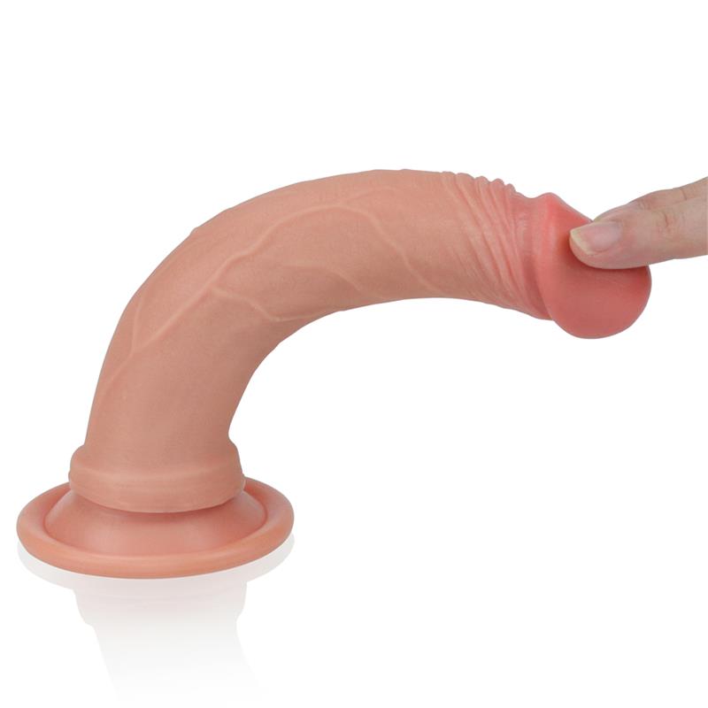 LOVETOY - DILDO NATURE 7 LIQUID SILICONE FLESH