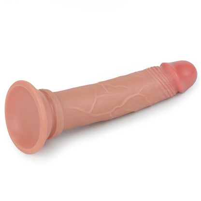 LOVETOY - DILDO NATURE 7 LIQUID SILICONE FLESH