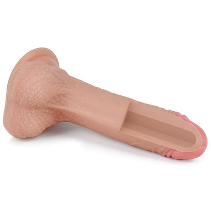 LOVETOY - DILDO NATURE 7 LIQUID SILICONE FLESH
