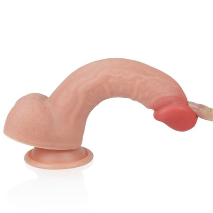 LOVETOY - DILDO NATURE 8 LIQUID SILICONE FLESH
