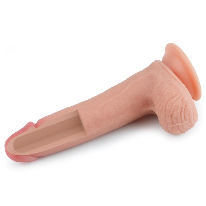 LOVETOY - DILDO NATURE 8 LIQUID SILICONE FLESH
