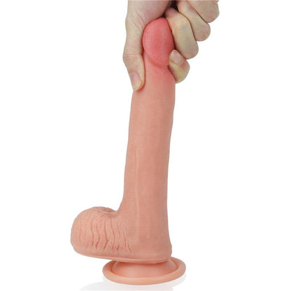 LOVETOY - DILDO NATURE 8 LIQUID SILICONE FLESH