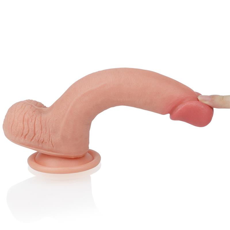 LOVETOY - DILDO NATURE 8 LIQUID SILICONE FLESH