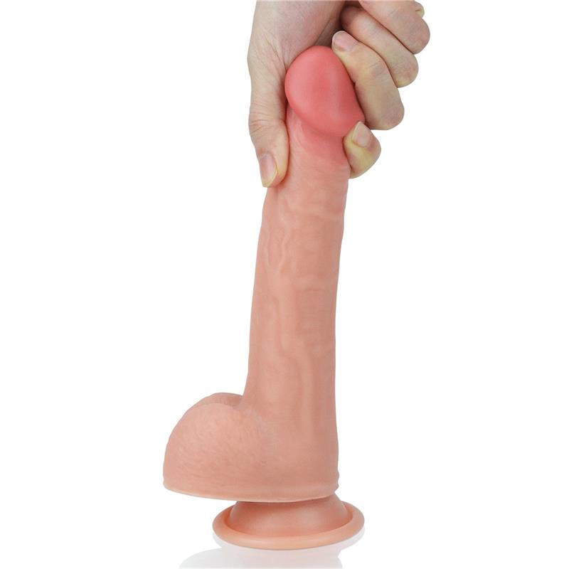 LOVETOY - DILDO NATURE 8 LIQUID SILICONE FLESH