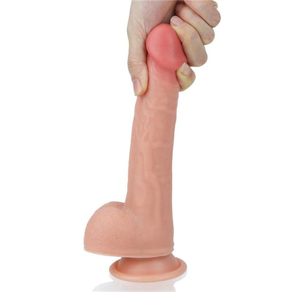 LOVETOY - DILDO NATURE 8 LIQUID SILICONE FLESH