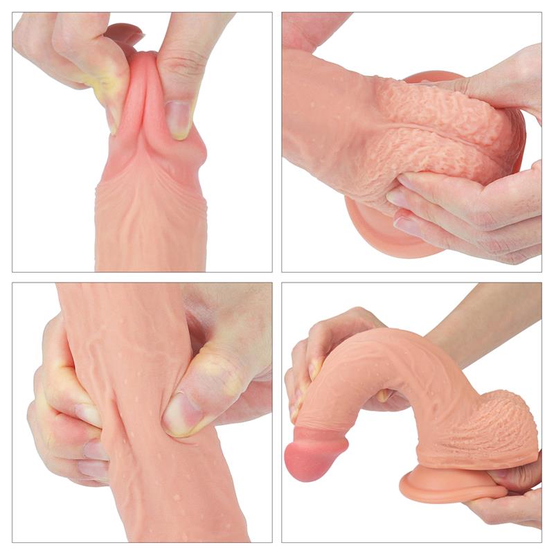 LOVETOY - DILDO NATURE 8.5 LIQUID SILICONE FLESH