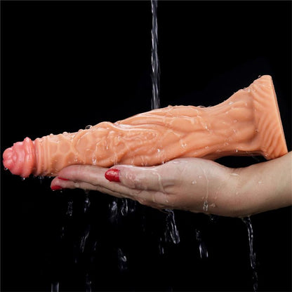 LOVETOY - DILDO NATURE 9.5 DUAL LAYER