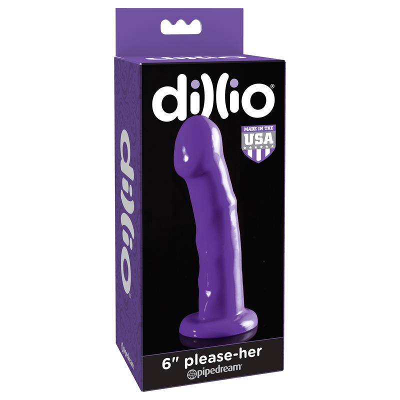 DILLIO - DILDO PLEASE HER 16,5 CM PURPLE