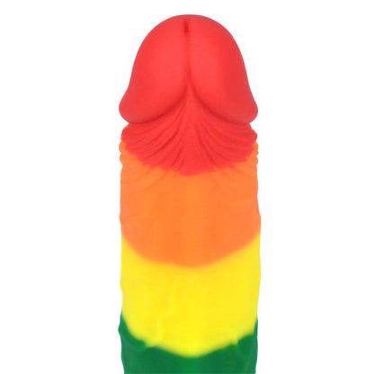 LOVETOY - DILDO PRIDER 7 LIQUID SILICONE LGBT