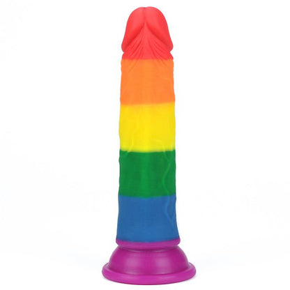 LOVETOY - DILDO PRIDER 7 LIQUID SILICONE LGBT