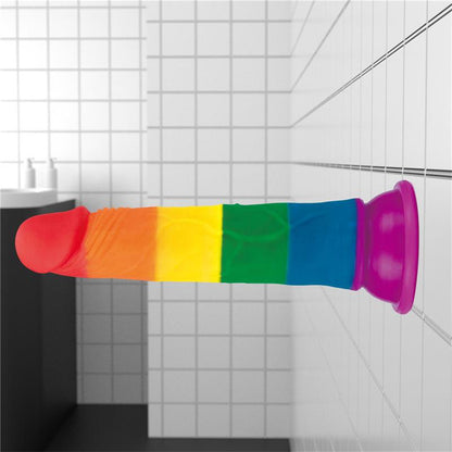 LOVETOY - DILDO PRIDER 7 LIQUID SILICONE LGBT