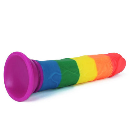 LOVETOY - DILDO PRIDER 7 LIQUID SILICONE LGBT