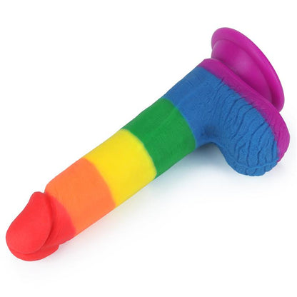 LOVETOY - DILDO PRIDER 7.5 LIQUID SILICONE LGBT