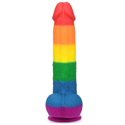 LOVETOY - DILDO PRIDER 9 LIQUID SILICONE LGBT